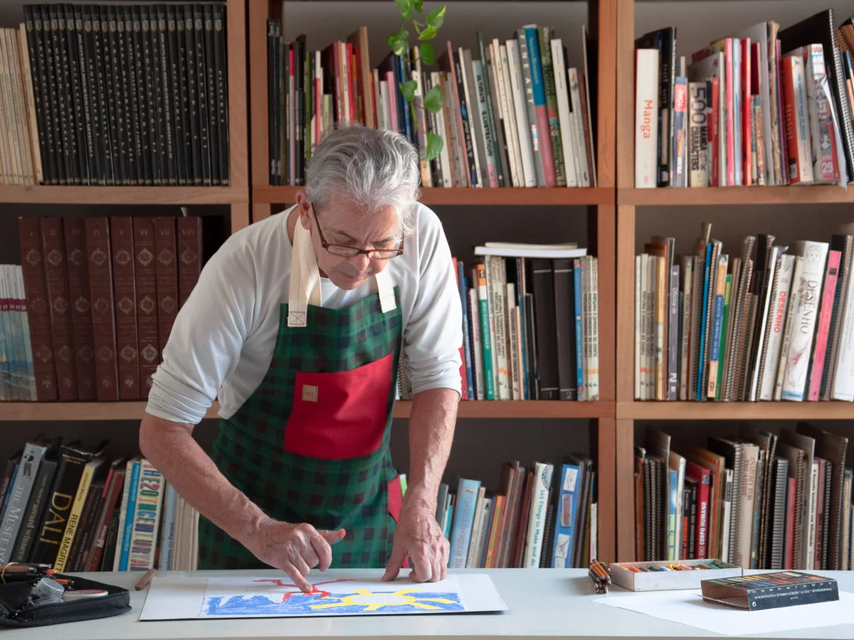 Oscar Pedroso, fundador e professor da Desenhe